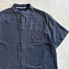 Nat Nast シルク コットン 総柄 半袖 シャツ ナットナスト 00sのサムネイル