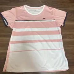 ellesse ストライプ テニスウェア 半袖