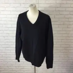 ★1.19 h607 ユニクロ Vネックニット セーター L
