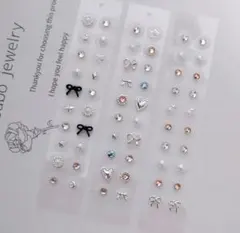 60粒サービス品 耳つぼジュエリー　ステンレス　シルバー