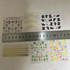 カラフル ネイルシール 6シートセットYuria Shop