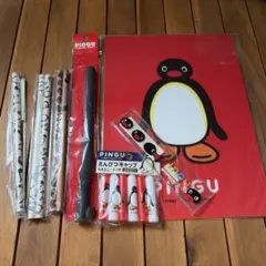 PINGU ピングー 文房具セット 鉛筆 下敷き 新品未使用 当時物のサムネイル