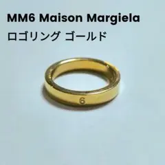MM6 Maison Margiela ロゴリング ゴールドのサムネイル