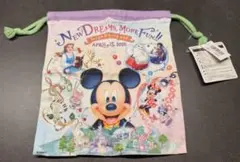 東京ディズニーランド 巾着NEW DREAMS MORE FUN 新品未使用