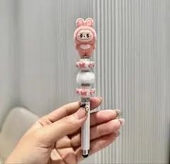 LABUBU 可愛い ボールペン　桃色