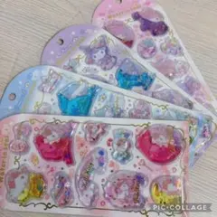 サンリオ　ウォーターインシール　４種セット