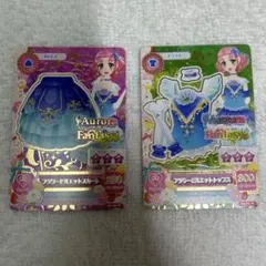 アイカツカード　フラワーピルエットコーデ　トップス・スカート