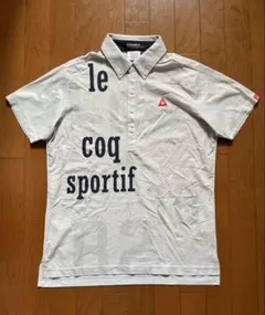 le coq sportif ルコックゴルフ半袖ボタンダウンシャツL