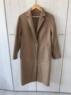 UNIQLO ユニクロ　ダブルフェイス　ロングコート S ベージュ