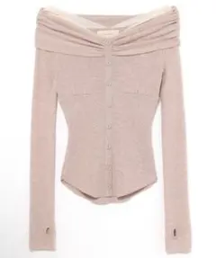 ANDMARY Shannon tulle knit tops - メルカリ
