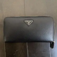 PRADA ブラック レザー 長財布