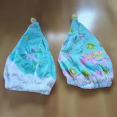 シナモン柄フード付きタオル　キャップタオル