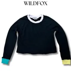 OI-39 WILDFOX  ワイルドフォックス ロングTシャツ  黒　Sのサムネイル