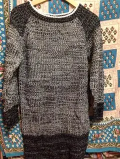 ラメ☆ロングニット