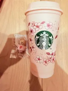 スターバックス SAKURA2026リユーザ ブルカップ+ドリンクホールキャップ