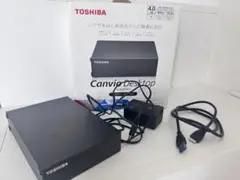 TOSHIBA HD-TDA6U3-B 外付けハードディスク 4TB