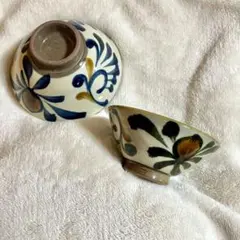 やちむん 陶眞窯 3.5寸マカイ　4寸マカイ 陶器　飯碗　2個セット