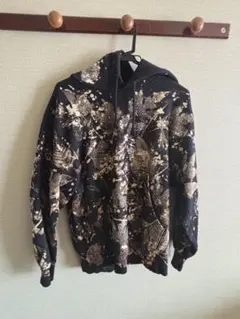 迷彩柄フード付きパーカー