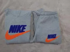NIKE グレー フード付きパーカー 上下セット セットアップ