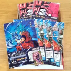 一番くじドラゴンボールクリアファイル8枚タオル2枚特典カード1枚セット