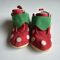 アシックス　ファーストシューズ　ベビーシューズ イチゴ