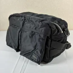 [未使用級] PORTER タンカー ウエストポーチ ボディバッグ 黒