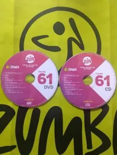 ZUMBA　ズンバ　ZIN61　CD＆DVD　インストラクター専用