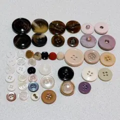 ボタン まとめ売り ハンドメイド パーツ 43個