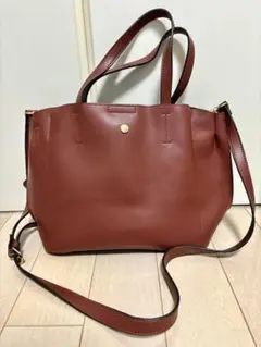 レガートラルゴ【かるいかばん】レッドブラウン ショルダーバッグ