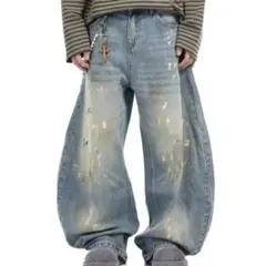 Y2K バギーデニム 韓国 jadedlondon acnestudios 似