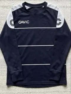 GAViC 長袖プラクティスシャツ ネイビー×ホワイトのサムネイル