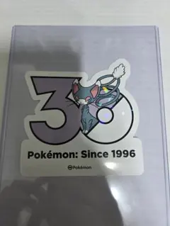韓国限定 ポケモン ポップアップ 30周年ステッカー シール ニャスパー