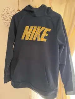 Nike プルオーバーパーカー DRI-FIT ネイビー M