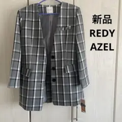 新品　レディアゼル　チェック柄テーラードジャケット