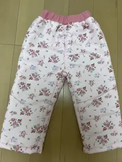 UZULAND スノーパンツ 防寒パンツ ピンク 花柄 良品 95