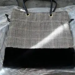 値下げ★未使用★any SIS　ファブリックギャザートートバッグ