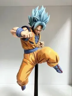 ドラゴンボール フィギュア リペイント 超サイヤ人 ブルー 孫悟空