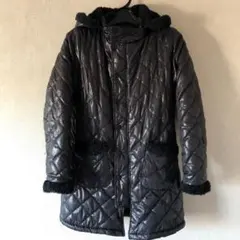 タケオキクチ　レディース中綿裏ボアキルティングコート　サイズ1