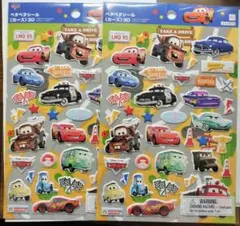 Disney Cars 3D Stickers 2シートセット