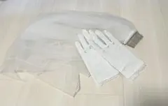 【即日発送】ウェディング　ベール　グローブ　セット　結婚式　前撮り　披露宴