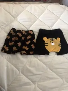 トラ柄ショートパンツ2点セット