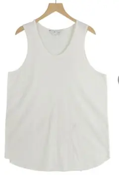 ancellm UNEVENNESS TANK TOP(G.WHITE) - メルカリ