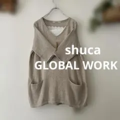 shuca GLOBAL WORK シュカ グローバルワーク Ｖネック ニット