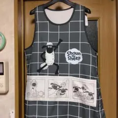 Shaun the Sheep エプロン 裏ボア付き ひつじのショーン
