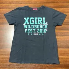 X-girl WILD BUNCH FEST. 2016 Tシャツネイビーのサムネイル