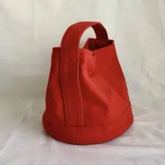 HYS 赤いベリーのミニマルトートバッグ 帆布バッグ