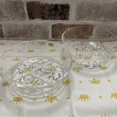 ①ノリタケ　クリスタル　CRYSTAL 食器　2枚セット