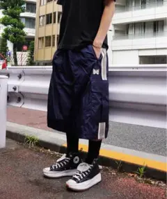 needles lhp別注 ヒザデルショーツ ネイビー xs ヒザデルハーフのサムネイル