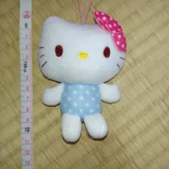 ハローキティ ぬいぐるみ 約10cm ゴムのストラップ付き