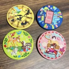 ディズニー 刺繍 缶バッチ
